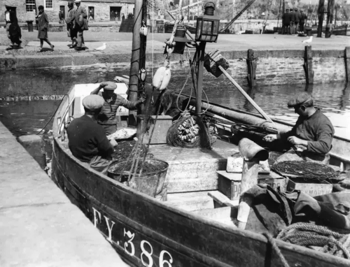 Framed Print : Cornish Fishermen Framed Print : Cornish Fishermen