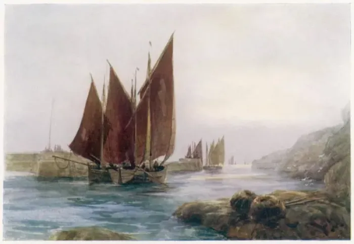 Framed Print : Cornish Fishing Boats Framed Print : Cornish Fishing Boats