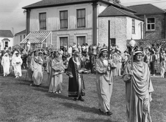 Framed Print : Cornish Gorsedd procession, St Just, Cornwall Framed Print : Cornish Gorsedd procession, St Just, Cornwall