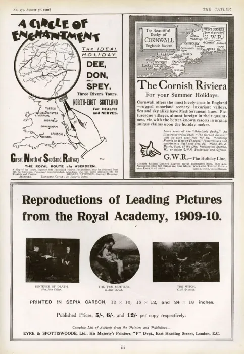 Framed Print : The Cornish Riviera and other ads Framed Print : The Cornish Riviera and other ads