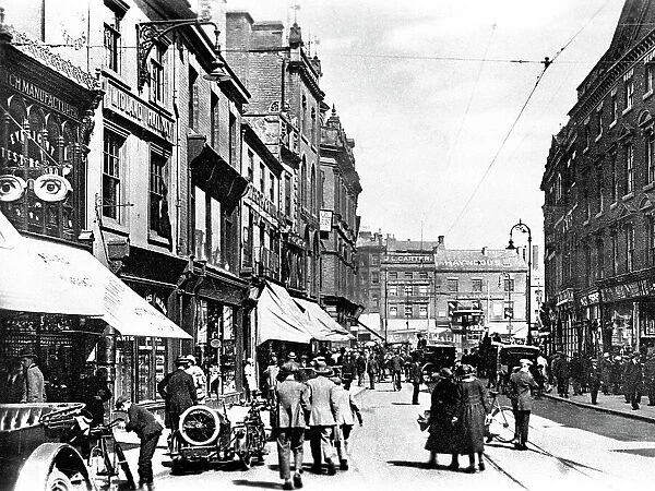 Cornmarket, Derby early 1900's