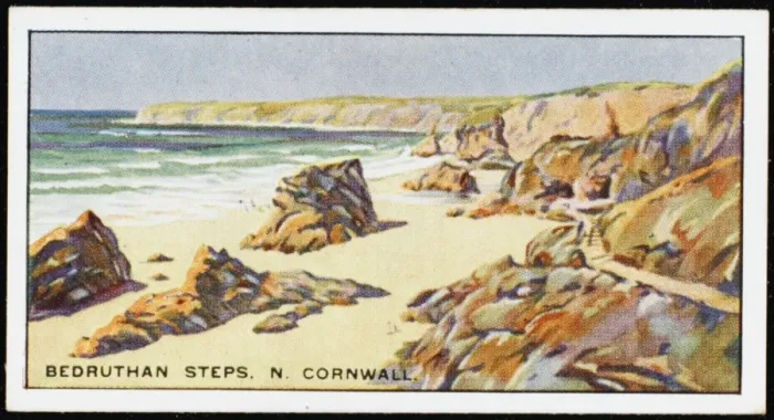 Framed Print : Cornwall / Bedruthan Steps Framed Print : Cornwall / Bedruthan Steps