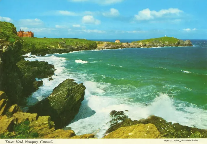 Framed Print : Cornwall, England - Towan Head, Newquay Framed Print : Cornwall, England - Towan Head, Newquay