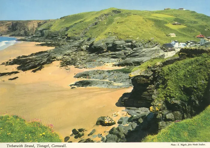 Framed Print : Cornwall, England - Trebarwith Strand, Tintagel Framed Print : Cornwall, England - Trebarwith Strand, Tintagel