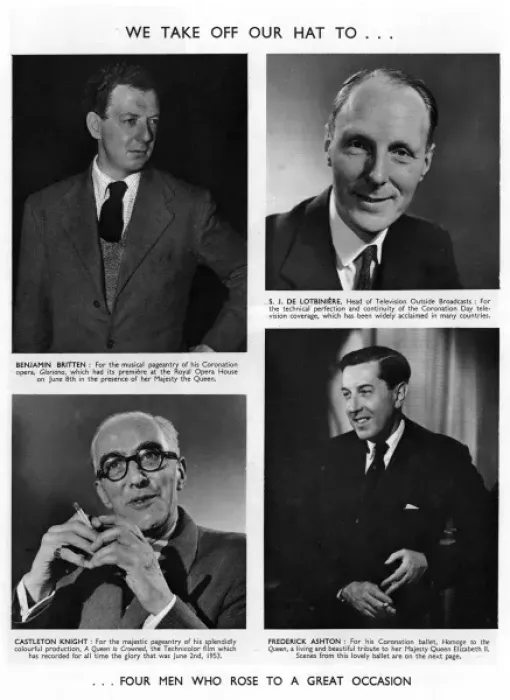 Framed Print : Coronation 1953 - 4 men who rose to the occasion Framed Print : Coronation 1953 - 4 men who rose to the occasion