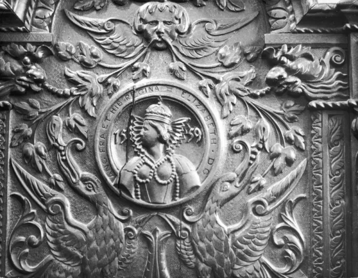 Framed Print : Coronation Carving 1559 Framed Print : Coronation Carving 1559