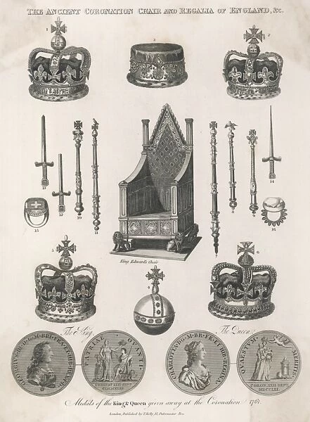 Coronation Chair & Regalia of England