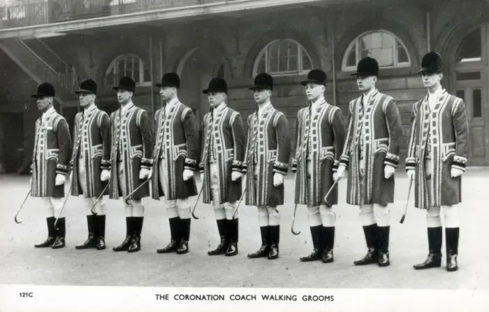 Framed Print : The Coronation Coach Walking Grooms - Coronation of Queen Elizabeth II - June 2, 1953 Framed Print : The Coronation Coach Walking Grooms - Coronation of Queen Elizabeth II - June 2, 1953