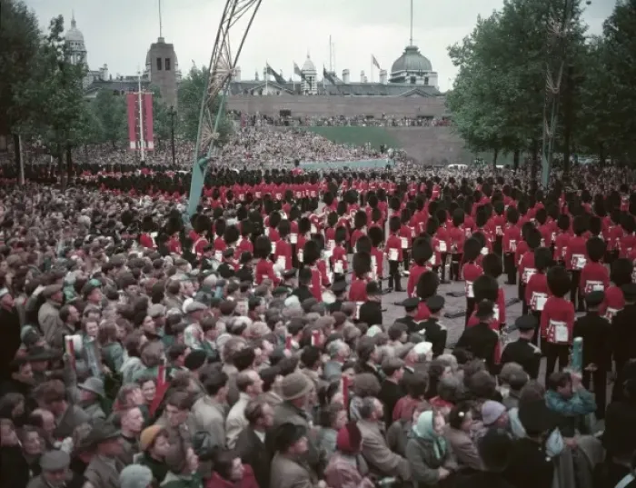 Framed Print : Coronation Day 1953 Framed Print : Coronation Day 1953