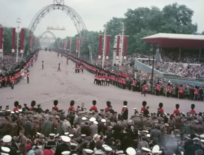 Framed Print : Coronation Day 1953 Framed Print : Coronation Day 1953
