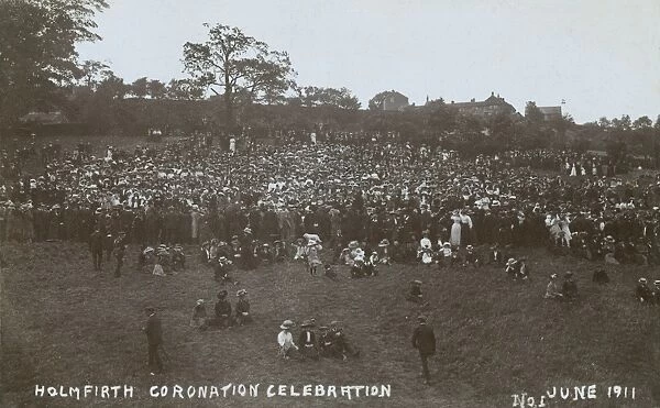 Coronation Festival at Holmfirth, West Yorkshire