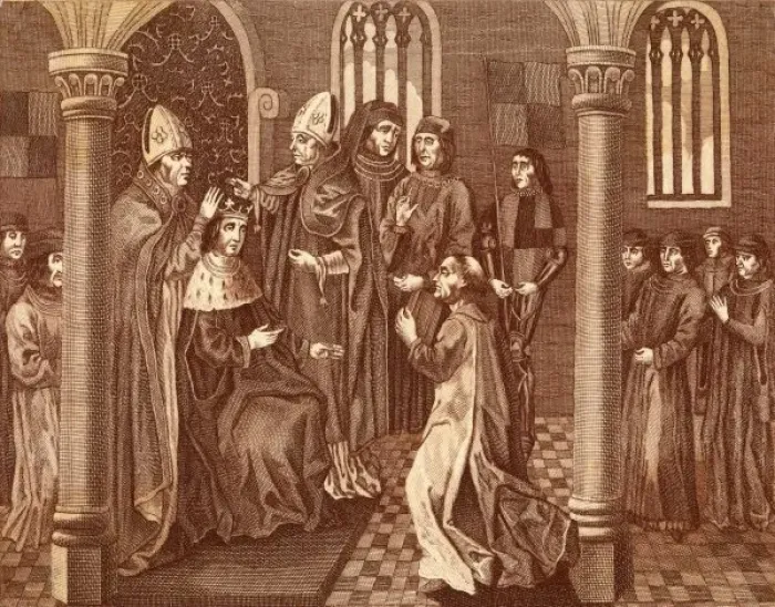 Framed Print : Coronation of Henry IV Framed Print : Coronation of Henry IV