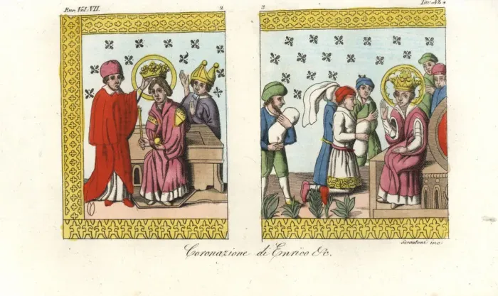 Framed Print : Coronation of King Eric the Saint of Sweden Framed Print : Coronation of King Eric the Saint of Sweden