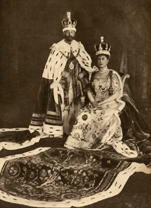 Framed Print : Coronation of King George V and Queen Mary Framed Print : Coronation of King George V and Queen Mary