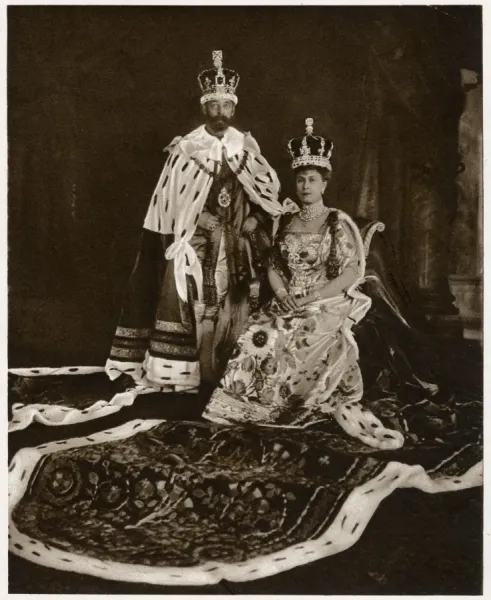 Coronation of King George V and Queen Mary Print Art Prints
