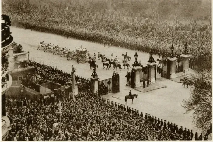 Framed Print : Coronation - King George VI, Hyde Park 1937 Framed Print : Coronation - King George VI, Hyde Park 1937