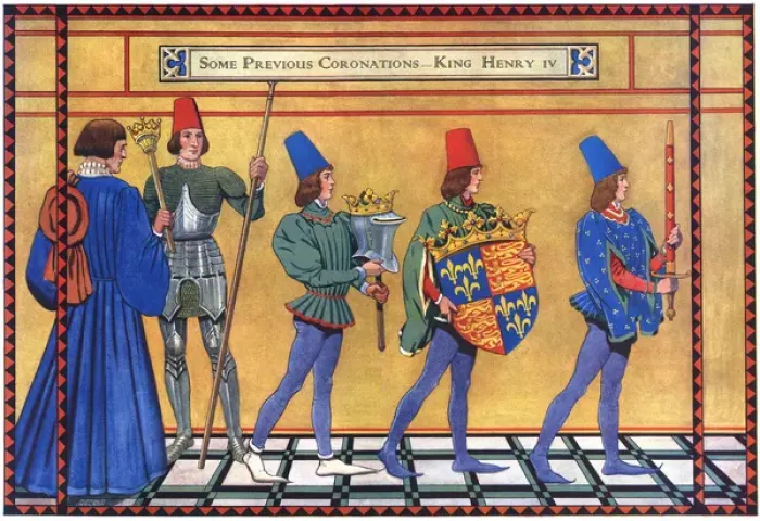 Framed Print : Coronation of King Henry IV Framed Print : Coronation of King Henry IV