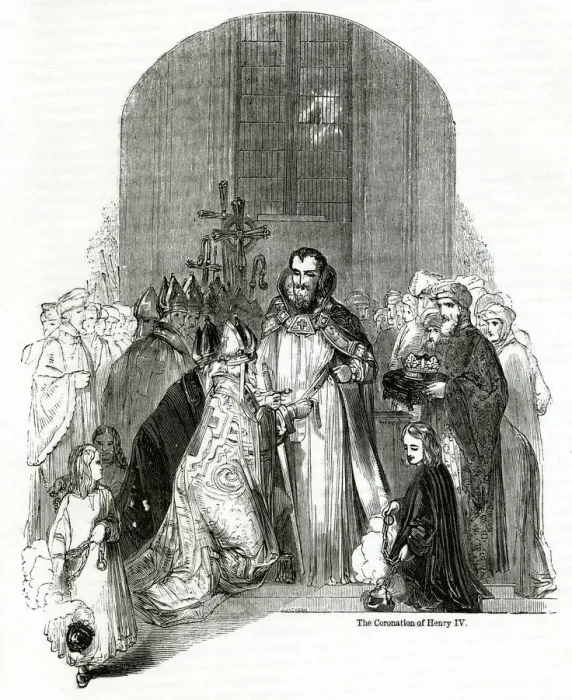Framed Print : Coronation of King Henry IV Framed Print : Coronation of King Henry IV