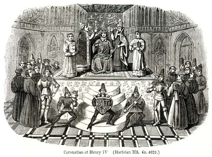 Framed Print : Coronation of King Henry IV Framed Print : Coronation of King Henry IV