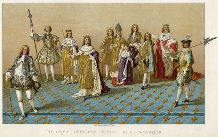 Framed Print : Coronation of Louis XV Framed Print : Coronation of Louis XV