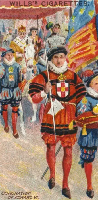 Framed Print : Coronation Procession of King Edward VI Framed Print : Coronation Procession of King Edward VI