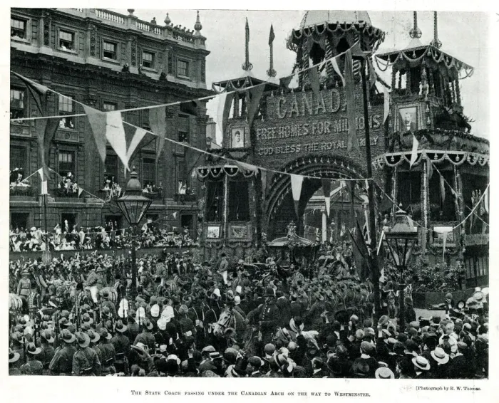 Framed Print : Coronation procession of King Edward VII Framed Print : Coronation procession of King Edward VII