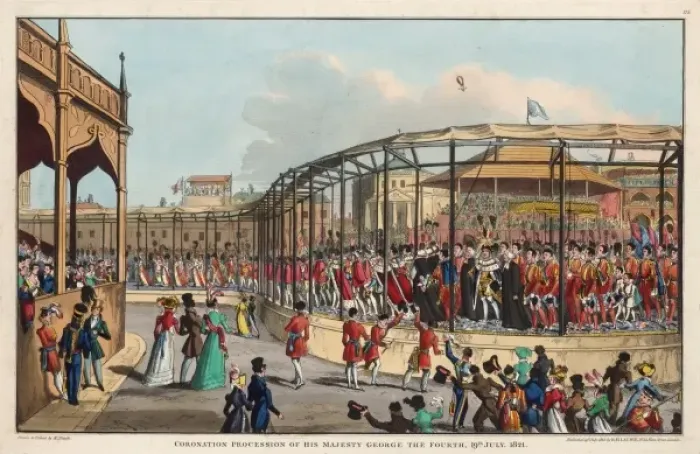 Framed Print : Coronation procession of his majesty George the Fourth, 19th Framed Print : Coronation procession of his majesty George the Fourth, 19th