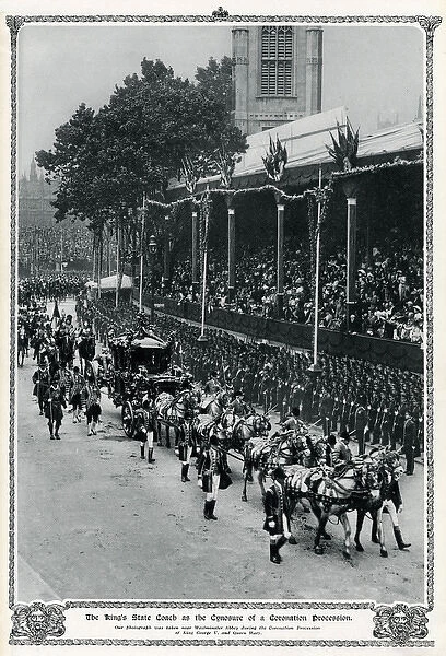 Coronation Procession, near Westminster Abbey 1911