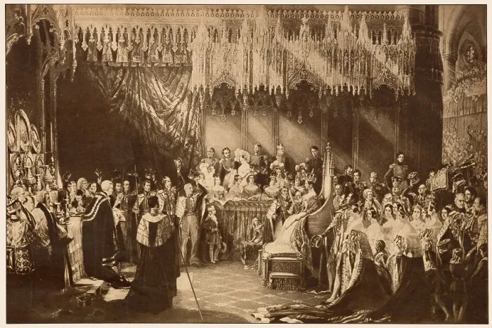 Framed Print : Coronation of Queen Victoria 1838 Framed Print : Coronation of Queen Victoria 1838