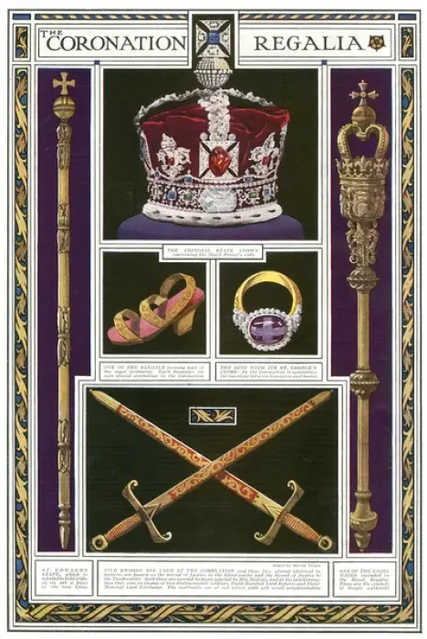 Framed Print : Coronation regalia Framed Print : Coronation regalia