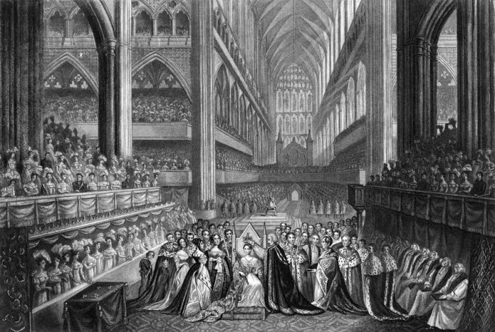 Framed Print : CORONATION OF VICTORIA Framed Print : CORONATION OF VICTORIA