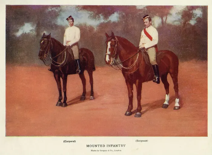 Framed Print : Corporal and Sergeant, Mounted Infantry Framed Print : Corporal and Sergeant, Mounted Infantry