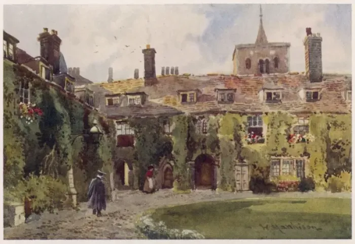 Framed Print : Corpus / Cambridge / 1907 Framed Print : Corpus / Cambridge / 1907