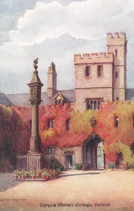 Framed Print : Corpus Christi College Oxford Framed Print : Corpus Christi College Oxford