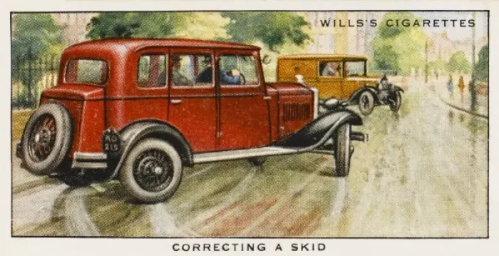 Framed Print : Correcting a Skid Framed Print : Correcting a Skid