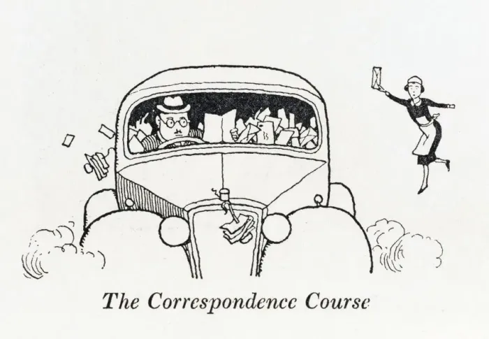 Framed Print : Correspondence Course / W H Robinson Framed Print : Correspondence Course / W H Robinson