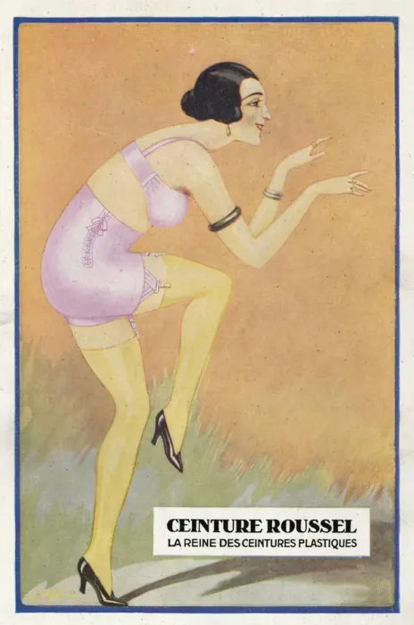 Framed Print : Corset Belt Circa 1929 Framed Print : Corset Belt Circa 1929