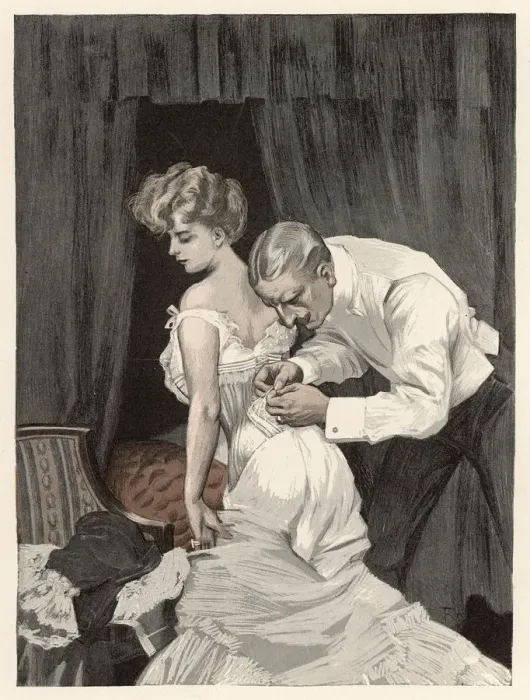 Framed Print : Corset - Reznicek 1908 Framed Print : Corset - Reznicek 1908