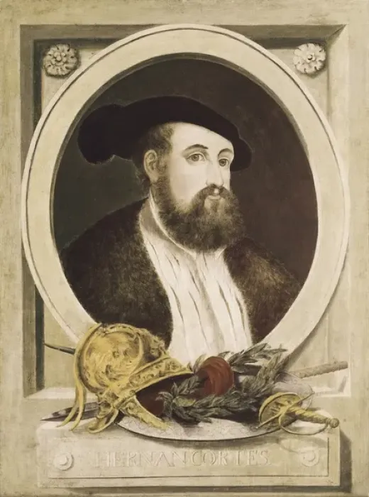Framed Print : CORTɓ, Hernᮠ(1485-1547). Spanish conqueror of Framed Print : CORTɓ, Hernᮠ(1485-1547). Spanish conqueror of