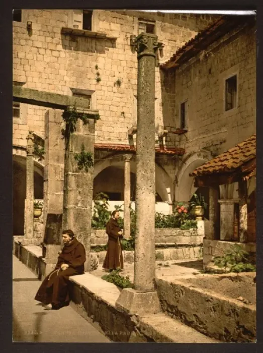 Framed Print : Cortile della farmacia de Franciscani, Ragusa, Sicily, Italy Framed Print : Cortile della farmacia de Franciscani, Ragusa, Sicily, Italy