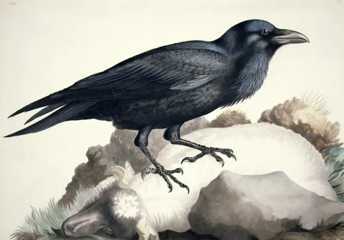 Framed Print : Corvus corax, common raven Framed Print : Corvus corax, common raven