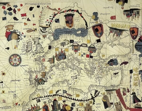 COSA, Juan de la (1460-1510). Cartographer. Nautical