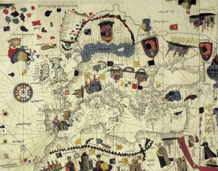 Framed Print : COSA, Juan de la (1460-1510). Cartographer. Nautical Framed Print : COSA, Juan de la (1460-1510). Cartographer. Nautical