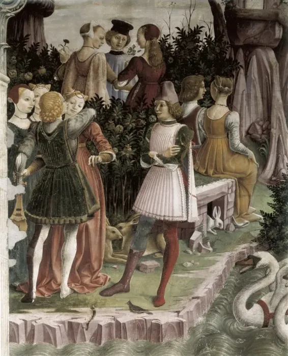 Framed Print : COSSA, Francesco del (1435-1478). Allegory of Framed Print : COSSA, Francesco del (1435-1478). Allegory of