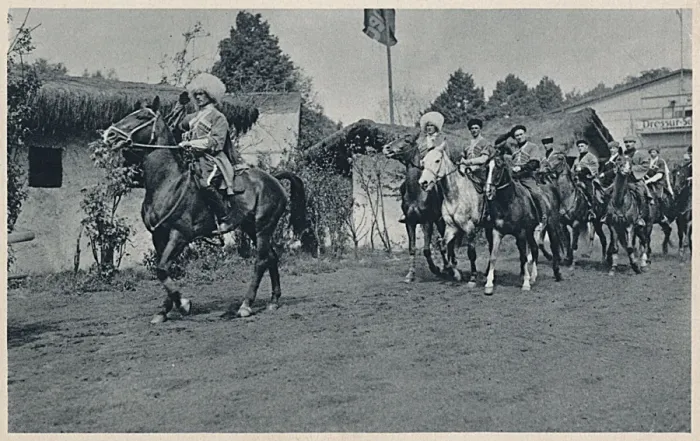 Framed Print : Cossacks at Carl Hagenbecks Zoo, Hamburg, Germany Framed Print : Cossacks at Carl Hagenbecks Zoo, Hamburg, Germany