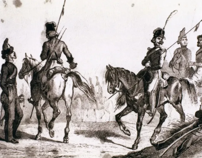 Framed Print : Cossacks. Engraving Framed Print : Cossacks. Engraving