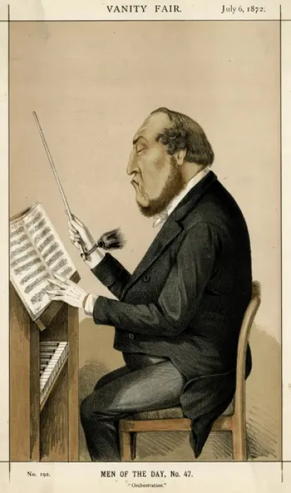 Framed Print : Costa / Vanity Fair 1872 Framed Print : Costa / Vanity Fair 1872