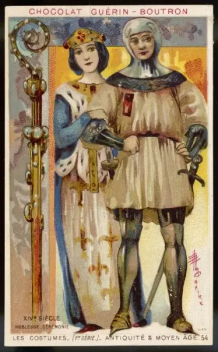 Framed Print : Costume / 14th C Nobility Framed Print : Costume / 14th C Nobility