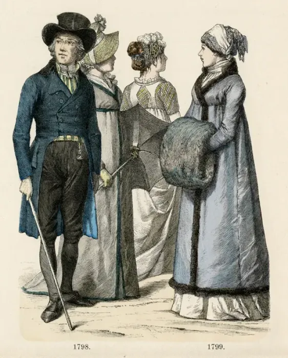 Framed Print : COSTUME 1798-99 Framed Print : COSTUME 1798-99