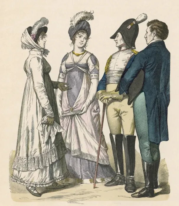 Framed Print : COSTUME 1809-1812 Framed Print : COSTUME 1809-1812